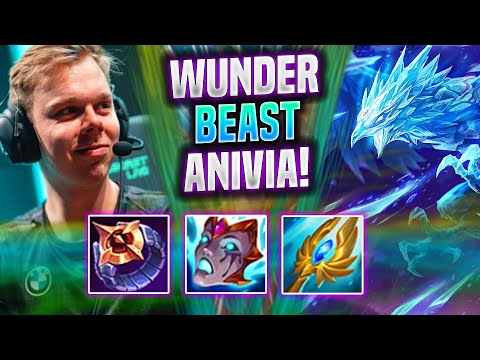WUNDER IS INSANE WITH ANIVIA! - FNC Wunder Plays Anivia Top vs Bel'Veth! | Season 2022