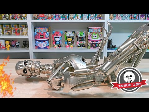 Build The Terminator T-800 Issue 102 - Detail The Head & Add More Parts To The Chest (Speed Build)