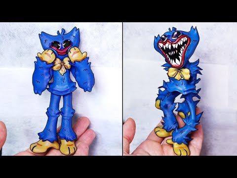 [FNF] Making Huggy Wuggy Sculpture Timelapse [Poppy Playtime] - Friday Night Funkin' Poppy Raptime 2