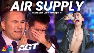 All the judges cry hysterically | When they heard the song Air Supply with Extraordinary voice