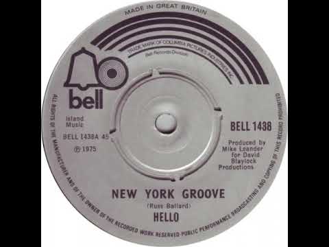 UK New Entry 1975 (258) Hello - New York Groove
