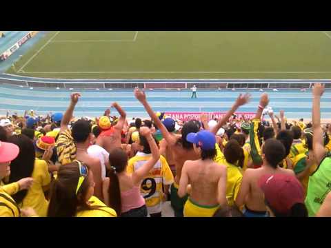 "La hinchada en barranca...FORTALEZA LEOPARDA SUR 2016" Barra: Fortaleza Leoparda Sur &bull; Club: Atlético Bucaramanga