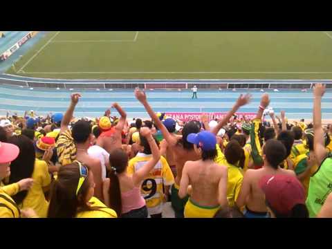 "La hinchada en barranca...FORTALEZA LEOPARDA SUR 2016" Barra: Fortaleza Leoparda Sur • Club: Atlético Bucaramanga