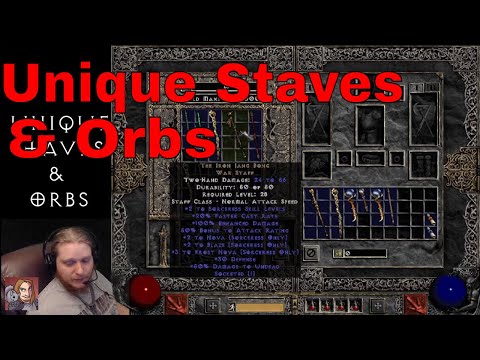 Hyped For D2R - Unique Staves & Orbs