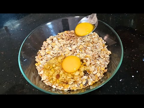 if you have 1 cup of oats and 2 eggs, make this healthy meal recipe everyday !
