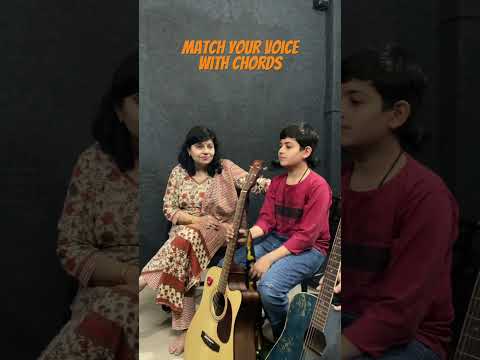 MATCH YOUR VOICE WITH CHORDS✨🎤   #guitar #guitarinstructor #music #guitarcenterlessons