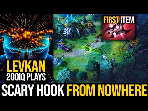 LEVKAN Pudge 200IQ Plays!!! FIRST Item Armlet of Mordiggian | Pudge Official