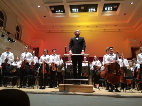 NYOS Senior Orchestra at Glasgow\'s City Halls, April 2017