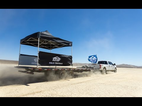E-Z UP - Canopy Tent Field Test for Wind Stability