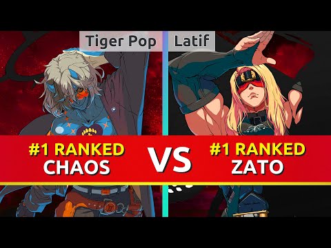 GGST ▰  Tiger Pop (#1 Ranked Happy Chaos) vs Latif (#1 Ranked Zato). Guilty Gear Strive