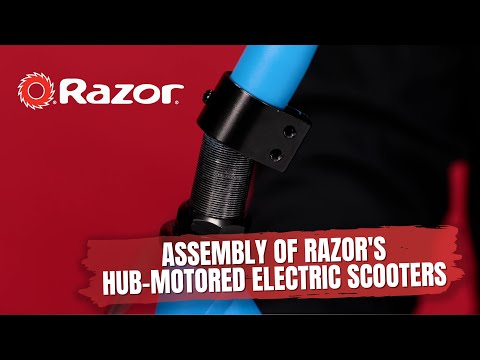 Assembly of Razor's Hub-Motored Electric Scooters