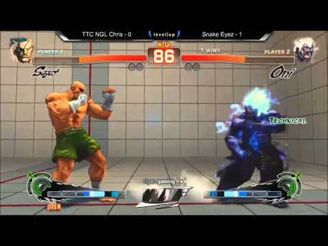 SSF4AE TTC NGL Chris vs Snake Eyez - WNF 5.6