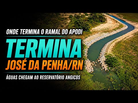 Onde termina o Ramal do Apodi: águas chegam ao Reservatório Angicos, em José da Penha/RN