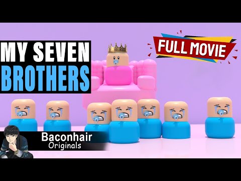 My Seven Twin Brothers Treat Me Like A Princess, FULL MOVIE | roblox brookhaven ????rp