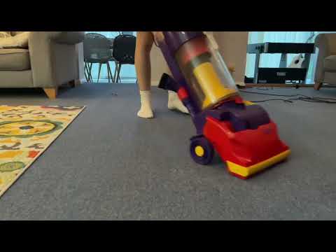 Dyson DC01 De Stijl Vacuums the living room