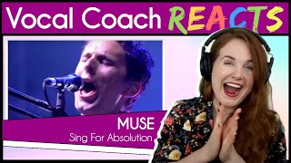 Vocal Coach reacts to Muse - Sing For Absolution (Live at Glastonbury Festival, 2004)