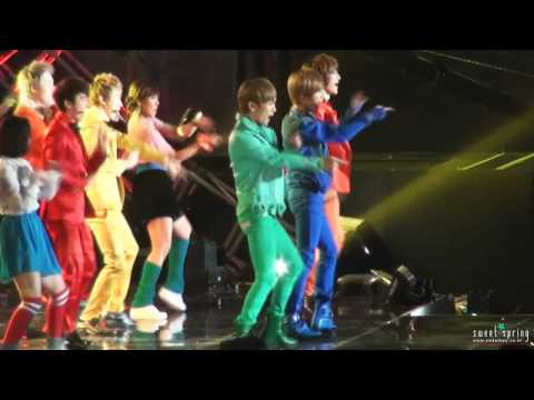[fancam] 111231 SHINee Key - ending + oppa oppa @ мвс Gayo