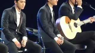 [141030] Music Bank in Mexico - EXO-K singing in spanish (sabor a mi) WITH SUBS