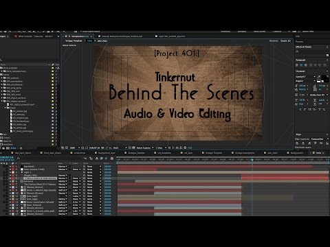 Tinkernut: Behind The Scenes - Audio & Video Editing
