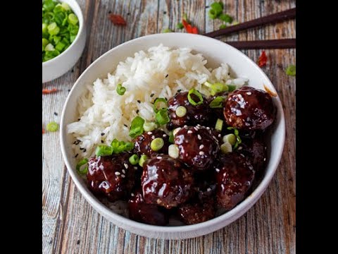 Chinese Beef Meatballs with Hoisin Ginger Sauce | Bake...