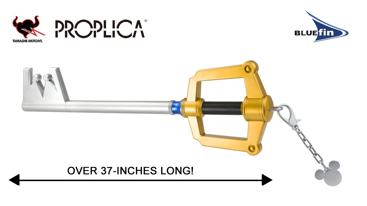 Bandai Tamashii Nations Proplica Keyblade from Kingdom Hearts - YouTube