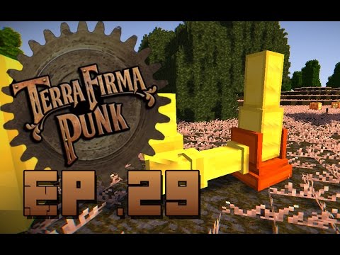 Terrafirmacraft Modpack Ep 29 - Cannone spara oggetti a distanza infinita - #terrafirmapunk