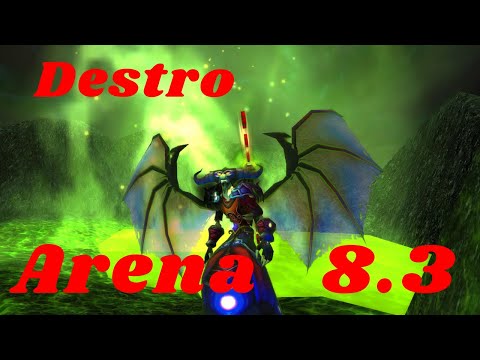 [8.3] Destruction Warlock Arena BfA 2vs2 PoV - Facing Double DD!