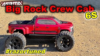 Arrma 1/7 Big Rock Crew Cab 6S #razortuned