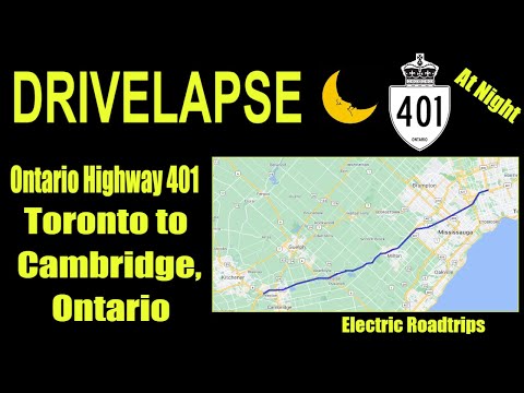 DRIVELAPSE Highway 401 West (2020-11-20)