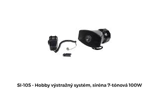 Hobby výstražný systém, siréna 7-tónová 100W
