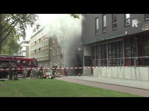 Rotterdams hotel ontruimd na brand (+VIDEO)