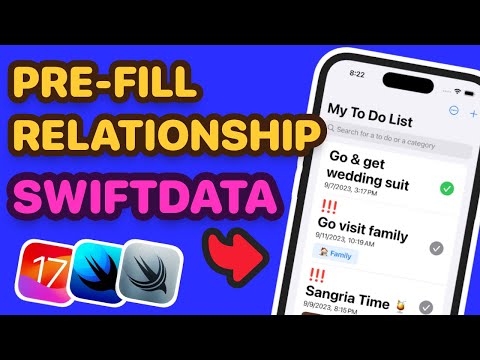 How To Preload Relationship Into SwiftData ModelContainer | SwiftData Tutorial thumbnail