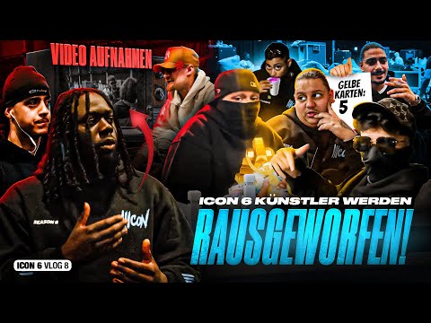 ICON 6 KÜNSTLER SCHLÄGT PRODUZENTEN?! 😱 ICON 6 | EP. 3 | VLOG 8