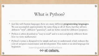 Introduction to Python and Its Data Types for beginners Part 2