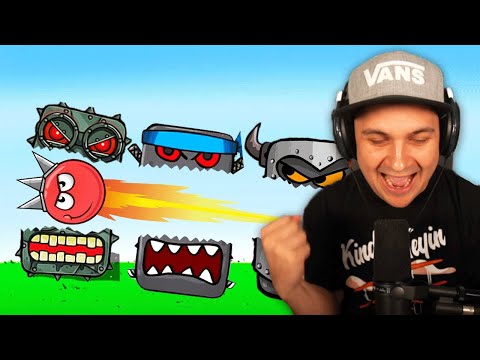 Red Ball vs. All STRONG BOSSES! | Red Ball 4 Gameplay