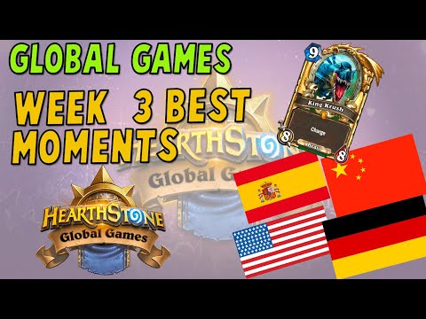 HEARTHSTONE GLOBAL GAMES | Week 3 Best Moments