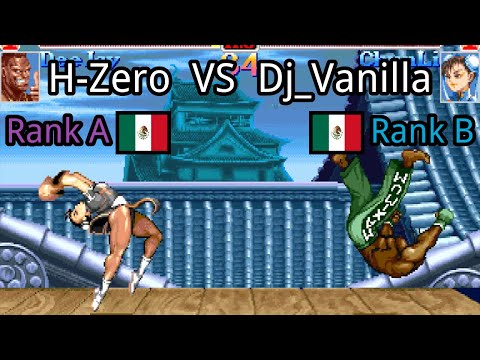 Super Street Fighter II X: Grand Master Challenge: H-Zero (MX, Rank A)  vs Dj_Vanilla (MX, Rank B)