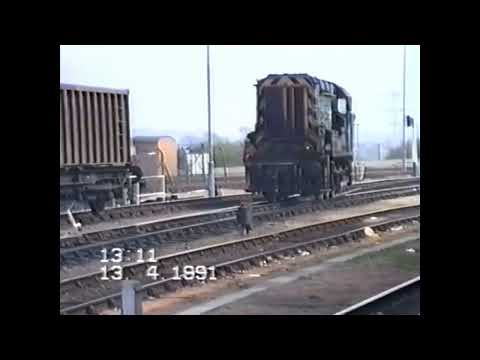 Class 08 overtakes its own train!