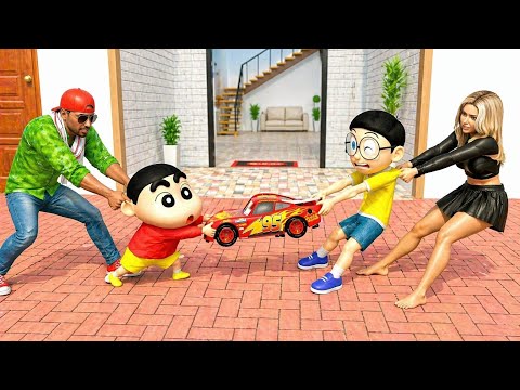 গাড়ি নিয়ে শিনচান ও নবিতার মধ্যে শুরু হলো ঝামেলা | indian theft auto simulator gameplay 