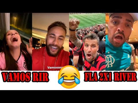 Reações dos Famosos - Flamengo 2x1 River Plate Campeão Libertadores