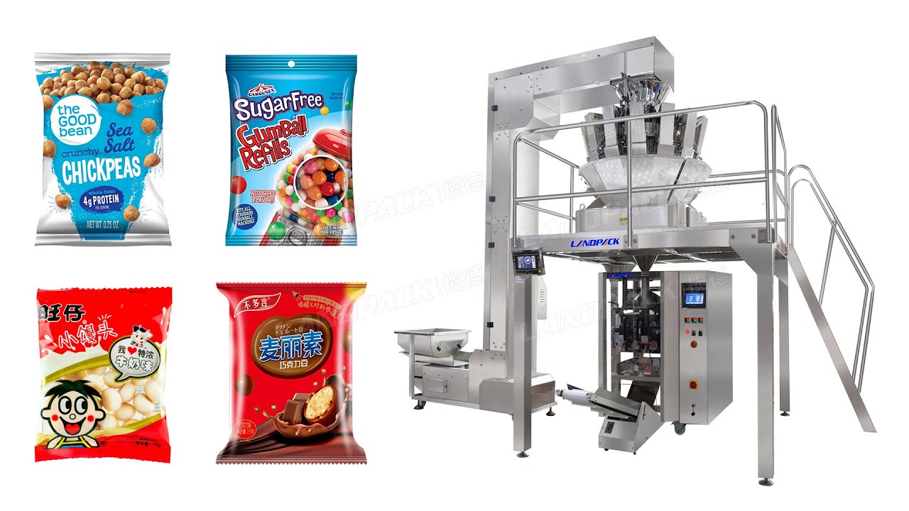 Automatic Nut Cashew Pouch Weighing Vertical Packing Machine