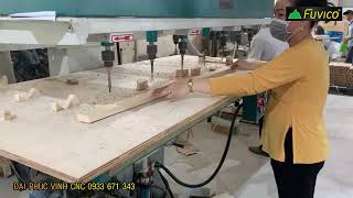 Vận hành Máy Khoan Giàn 12 đầu WM-206 tại xưởng khách hàng