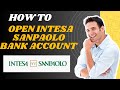 How To Open Intesa Sanpaolo Bank Account L S M Tech