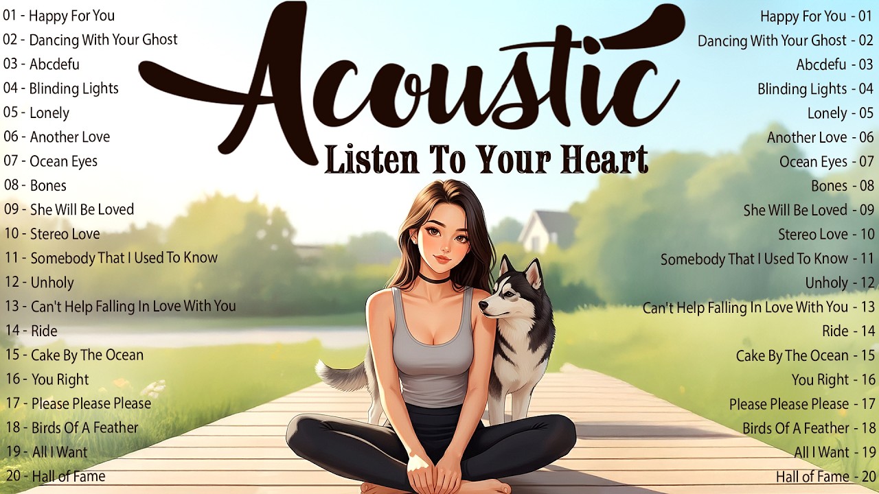 Acoustic Songs with Lyrics 2026 ☕ Slow Down Your Morning and Listen To Your Heart