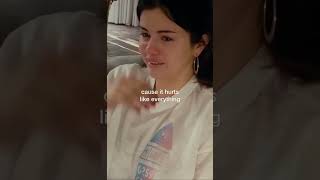 Selena says she’s scared  she can’t carry children#shorts #selenagomez