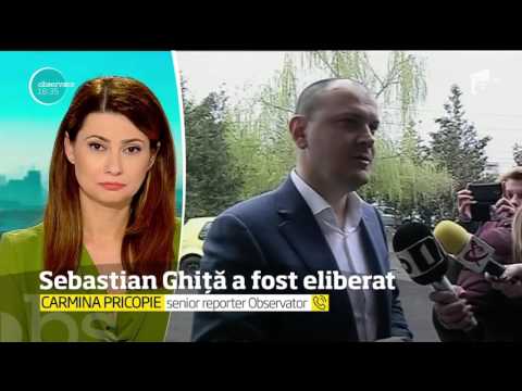 Omul de afaceri, Sebastian Ghiță, a fost eliberat pe cauțiune