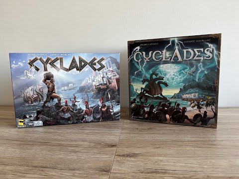 Cyclades (Matagot) vs. Cyclades: Legendary Edition (Open Sesame Games) - visual comparison