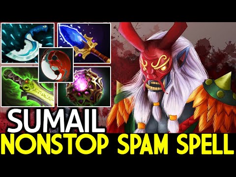 SUMAIL [Grimstroke] New Imba Hero Mid Nonstop Spam Spell Dota 2