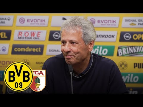 "Wir wollen jedes Spiel gewinnen!" | Pressekonferenz mit Lucien Favre | BVB - FC Augsburg
