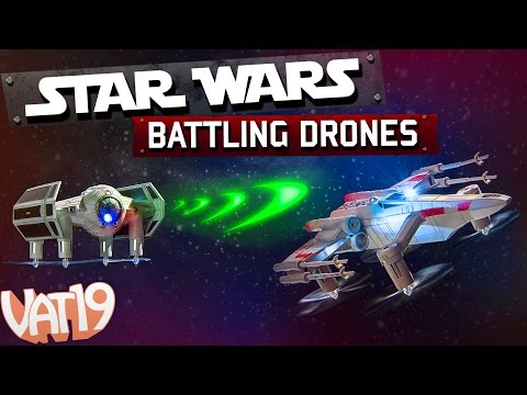 Lee Forudsætning Støv Star Wars Battling Drones: Battling quadcopters styled after Star Wars  ships.